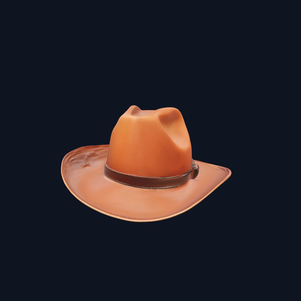 Classic Brown Fedora model pack